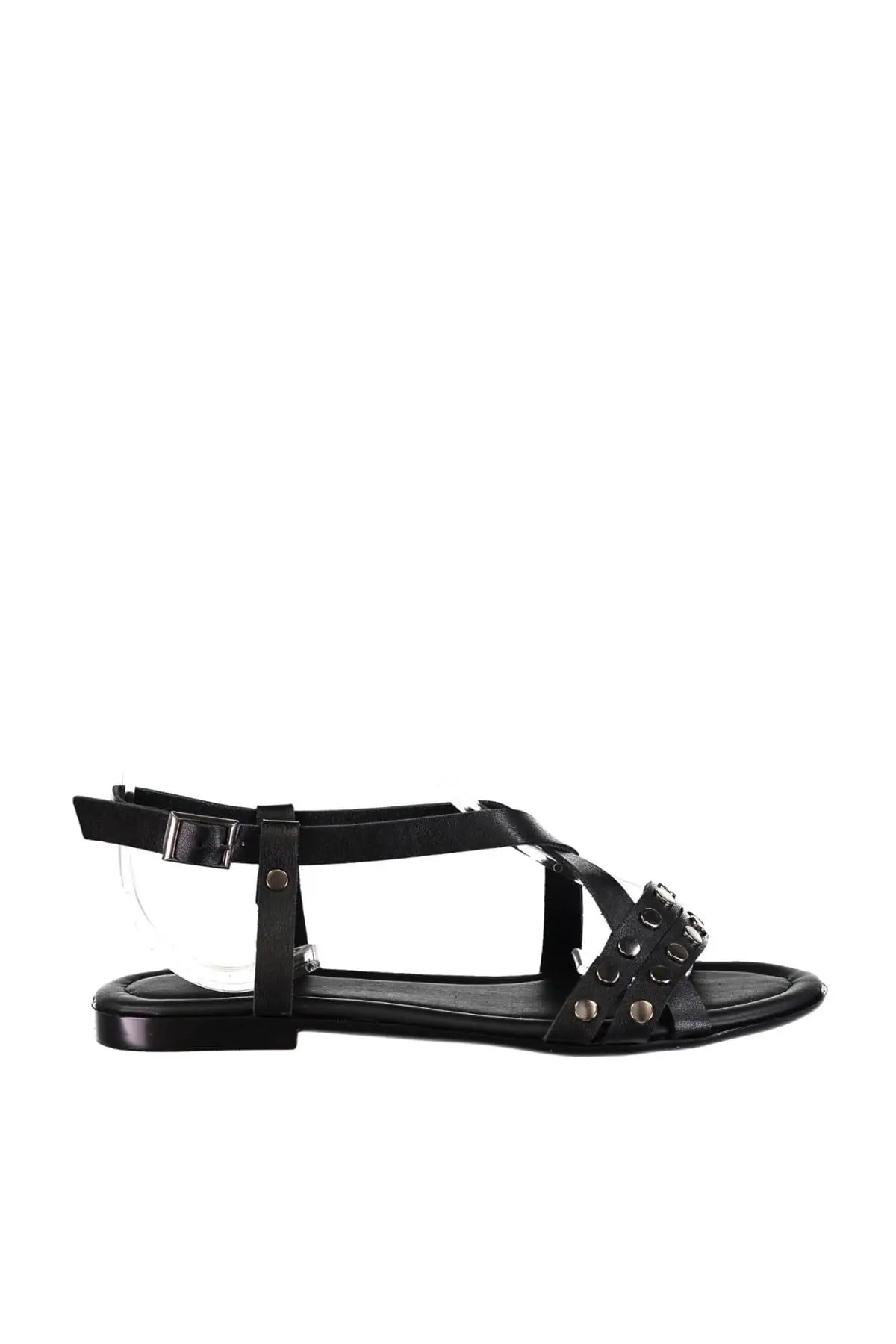 Trendyol/черные женские босоножки Troklu TAKSS19OZ0038|Боссоножки и сандалии| |