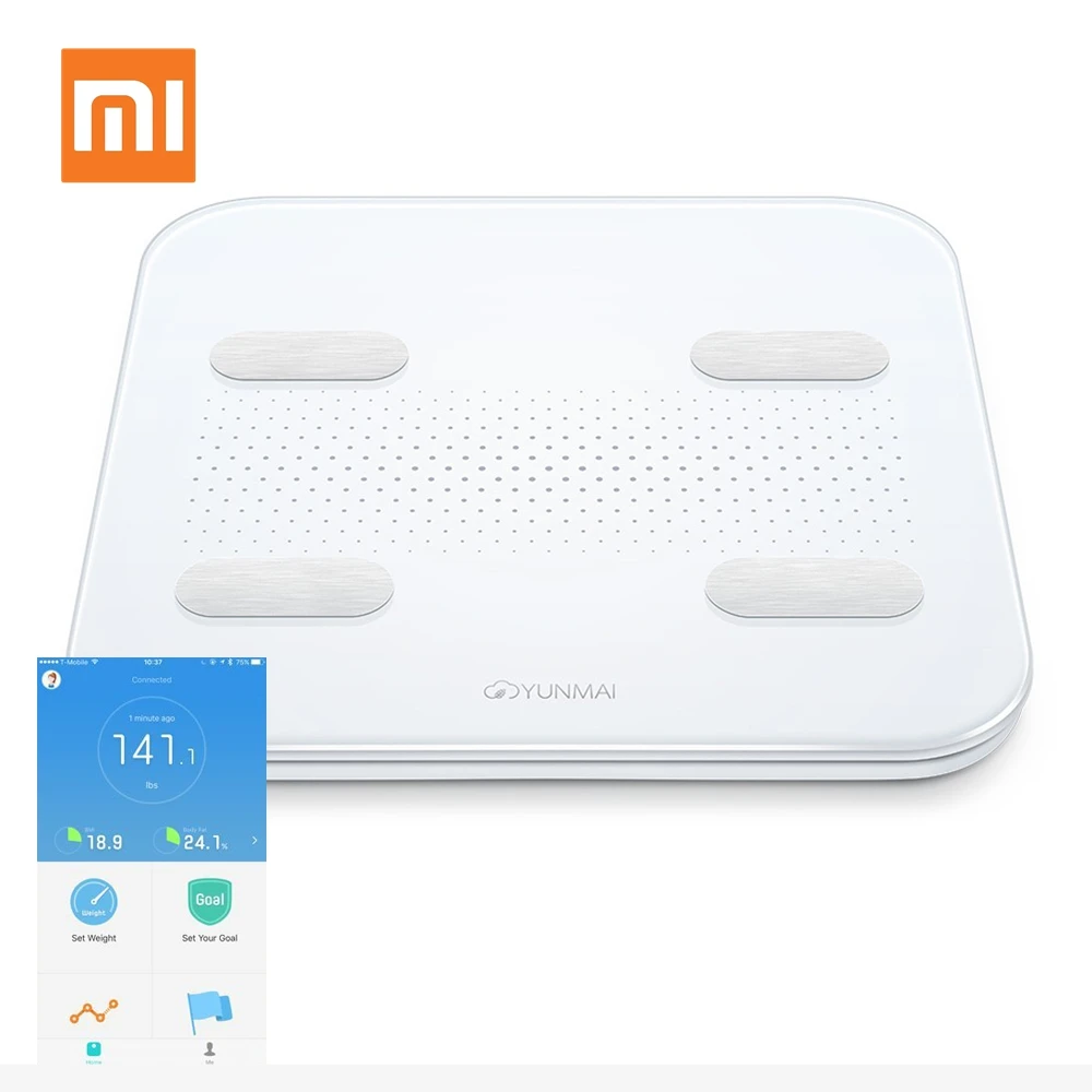 Сяо Ми YUNMAI Smart напольные весы Баланс Вес здоровья средства ухода за кожей жира