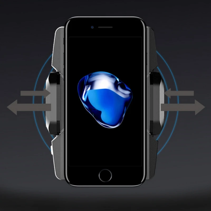 Wireless Car Charger Mount Infrared sensing Holder Automatic Sensor Fast Charging Air outlet for iPhoneX 8 Samsung |