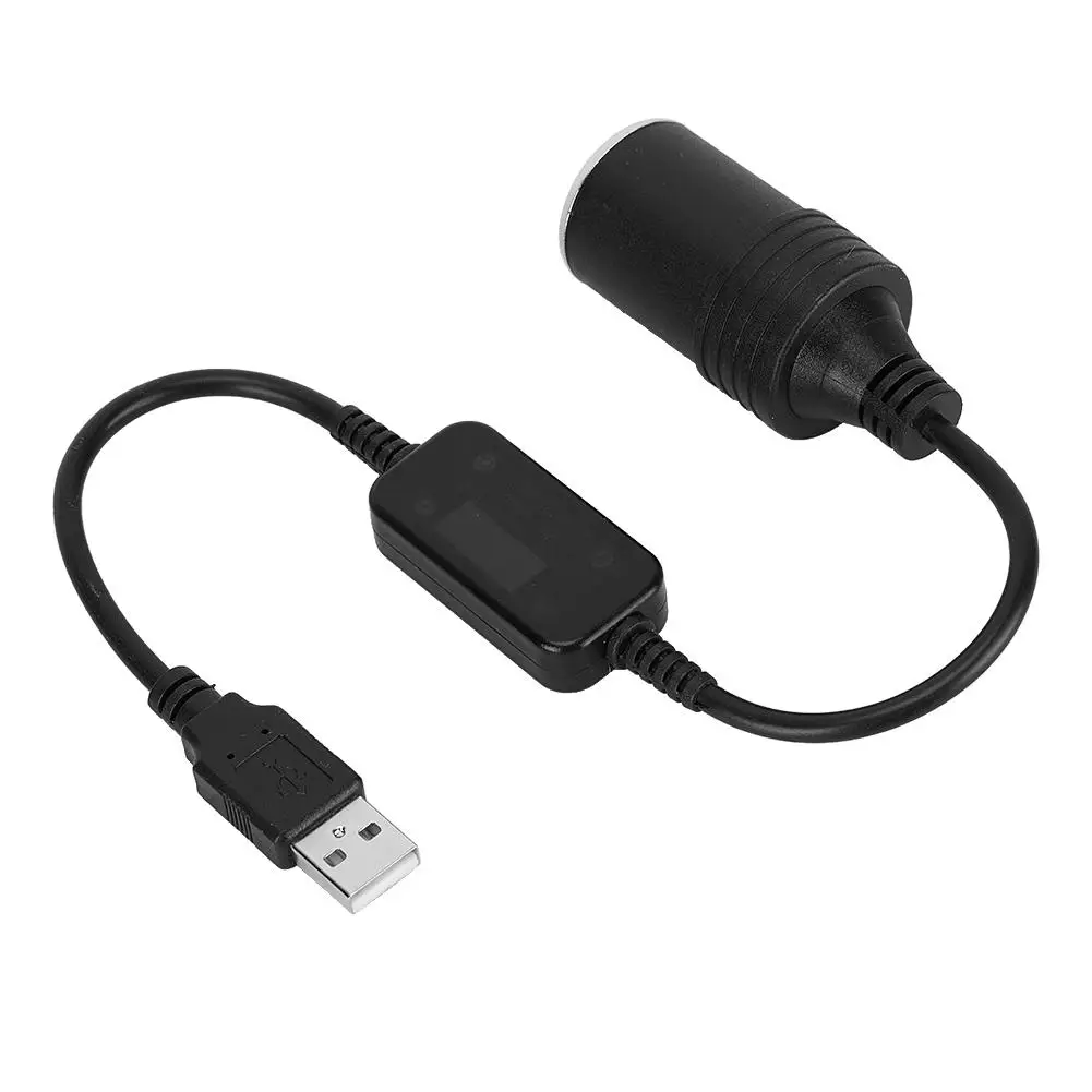 Автомобильный usb прикуриватель с 5 В на 12 USB конвертер адаптер штырь гнездо