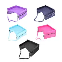 Waterproof Baby Table Car Seat Tray Storage Kids Toys Infant Stroller Holder Storage Kids Toy Baby Stroller Holder Food Desk Hot