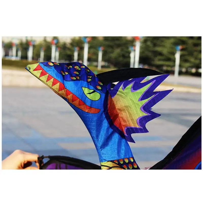 Новый 3D дракон кайт одна линия с хвостом воздушных змеев на открытом воздухе