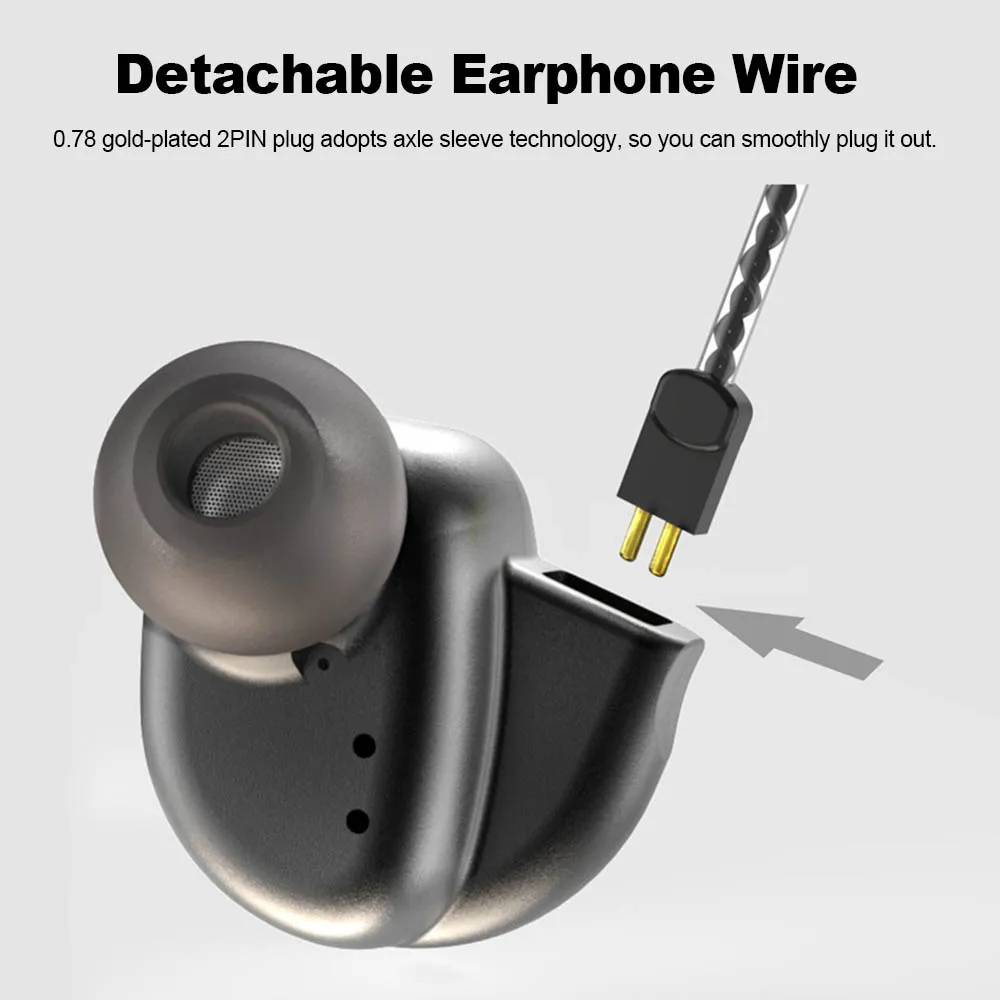 BQEYZ проводные наушники сделай сам 2BA + 2DD гибридные динамические Hi Fi басовые с