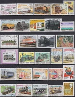 50pcslot train railway all different from many countries no repeat unused postage stamps for collecting