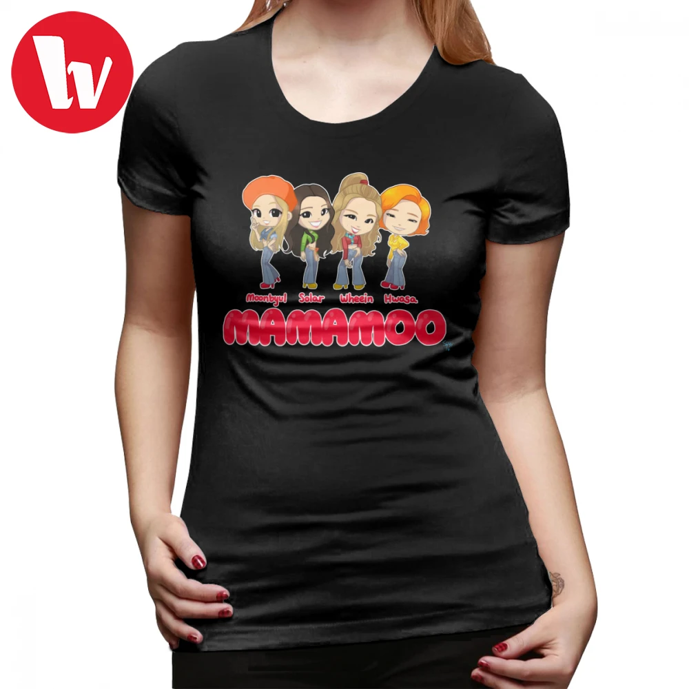 

Kpop Mamamoo T-Shirt MAMAMOO You Re The Best T Shirt Plus Size Simple Women tshirt O Neck Printed Short-Sleeve Ladies Tee Shirt