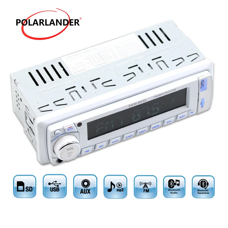 

1 din In-dash Multimedia Player Autoradio Car Radio 12V 1din output support FM/Bluetooth/SD Card/USB/MP3 Multimedia Player Remot