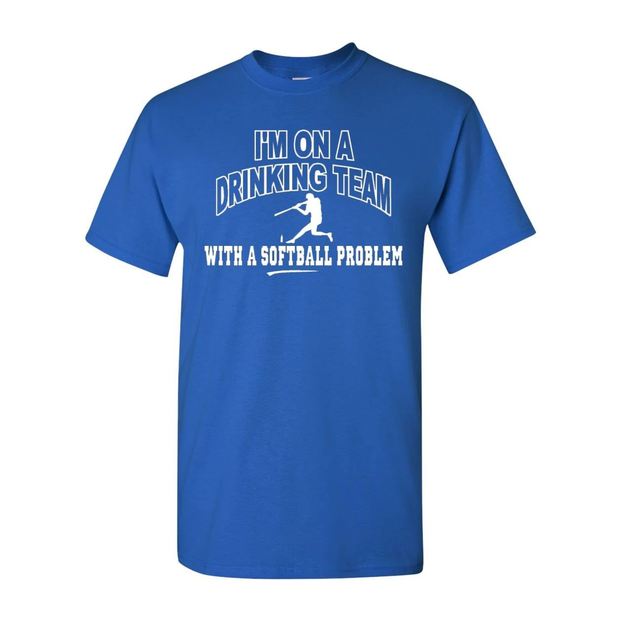 Я на drinking Team с софтбола проблема взрослая Футболка Tee|Поло| |