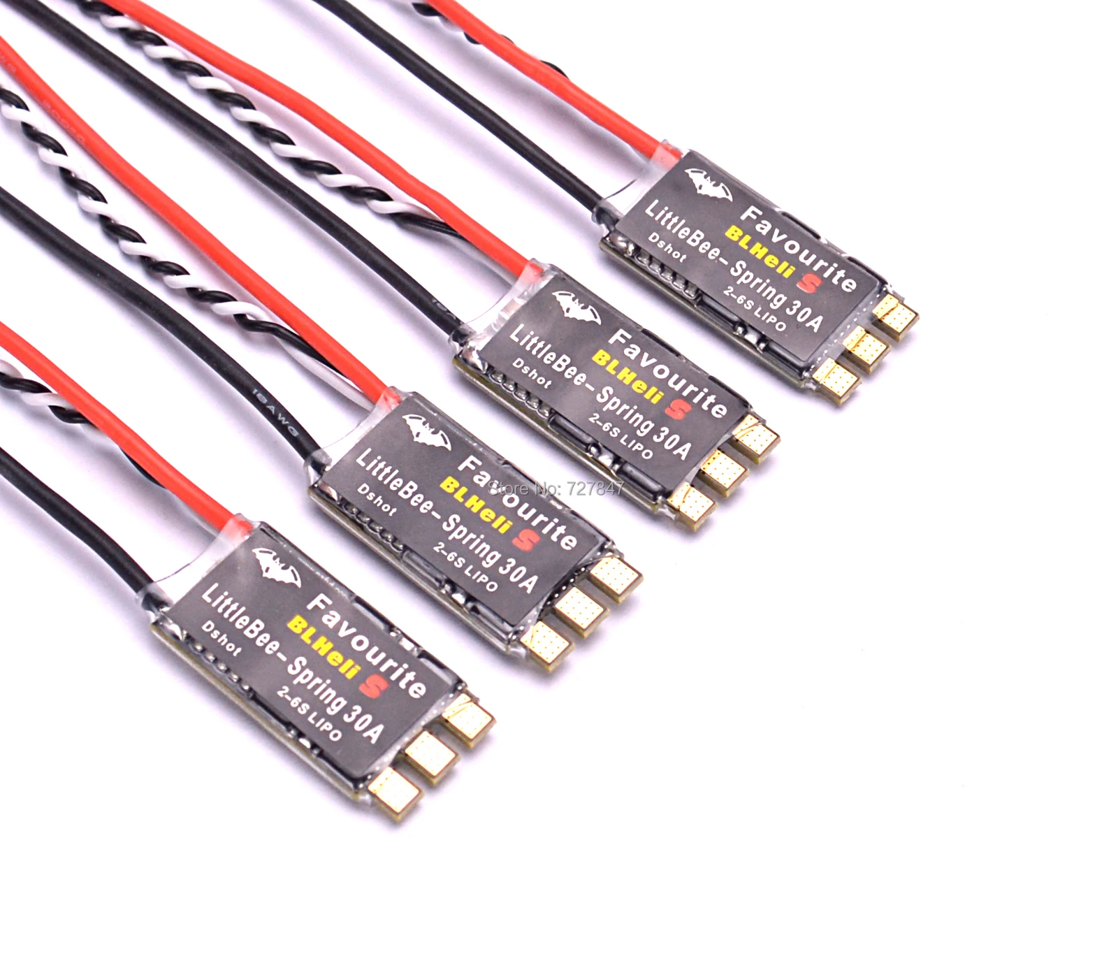 FVT Littlebee BLHeli s SPRING 30A ESC 2 6S поддерживает Mulitshot DSHOT Oneshot42 OneShot125 для мультикоптера 250 мм