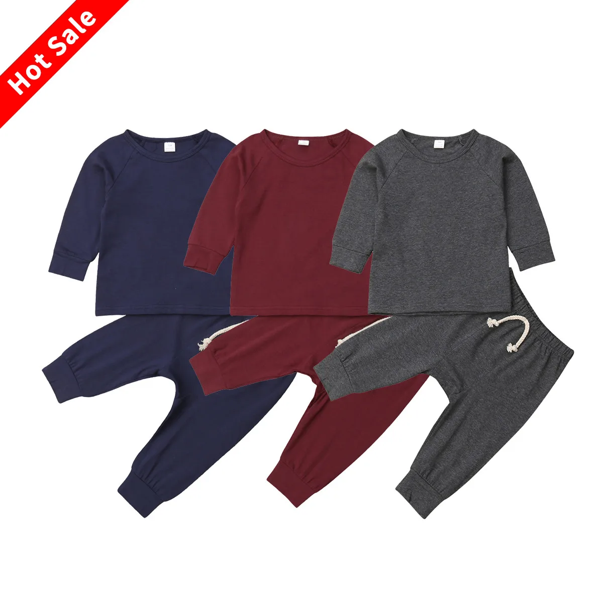 Повседневная яркая хлопковая футболка с длинным рукавом для новорожденных