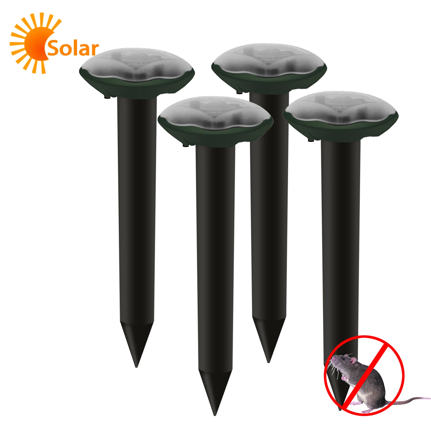 Комплект из 3 предметов на открытом воздухе солнечные Отпугиватель собак