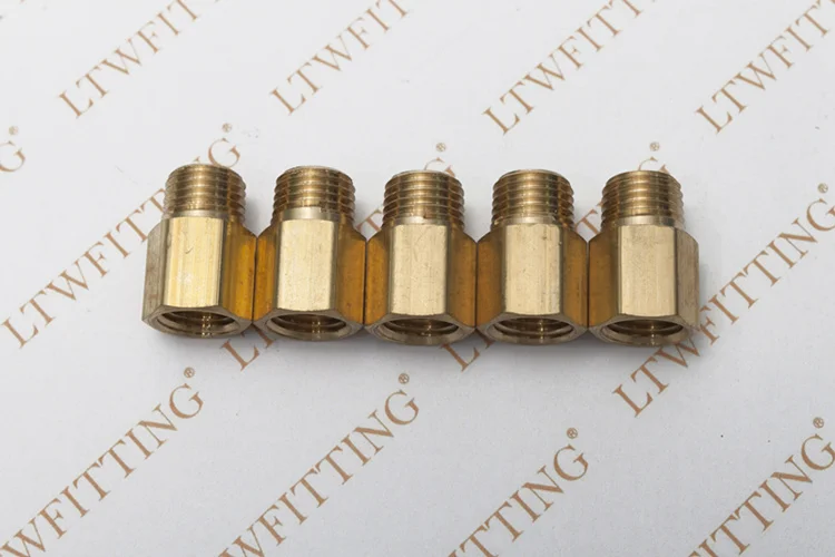 LTWFITTING Латунь трубы 1/4 &quotЖенский x 1/4&quot Мужской NPT адаптер топливного газа воздуха