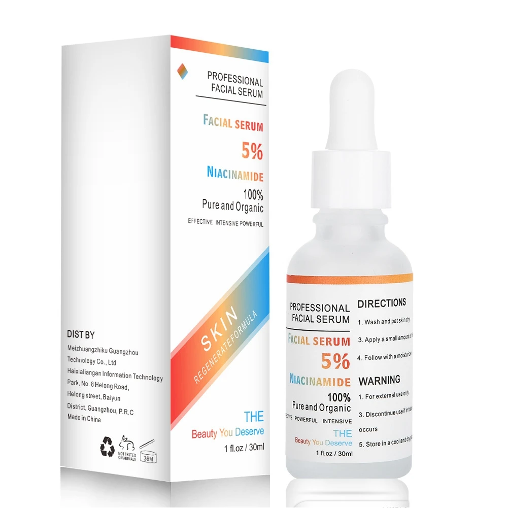 Профессиональная Сыворотка для лица Niacinamide отбеливающая укрепляющая сыворотка