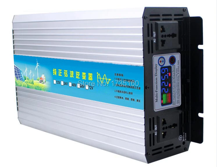 3000 W инвертор с чистым синусом Мощность инвертирующий усилитель 6000 w внесетевая