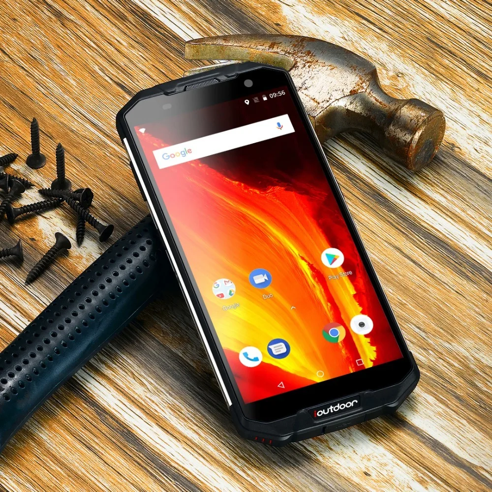 Ioutside Polar3 водонепроницаемый Ip68 4G смартфон 5 &quotHd Android 8 1 3 ГБ + 32 Nfc Face Id 4000 мАч двойная