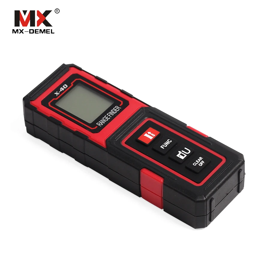 MX-DEMEL 40M Range Finder Laser X-40 Tape Measure Tester New Mini Handheld Rangefinder Distance Meter Digital Instrument |