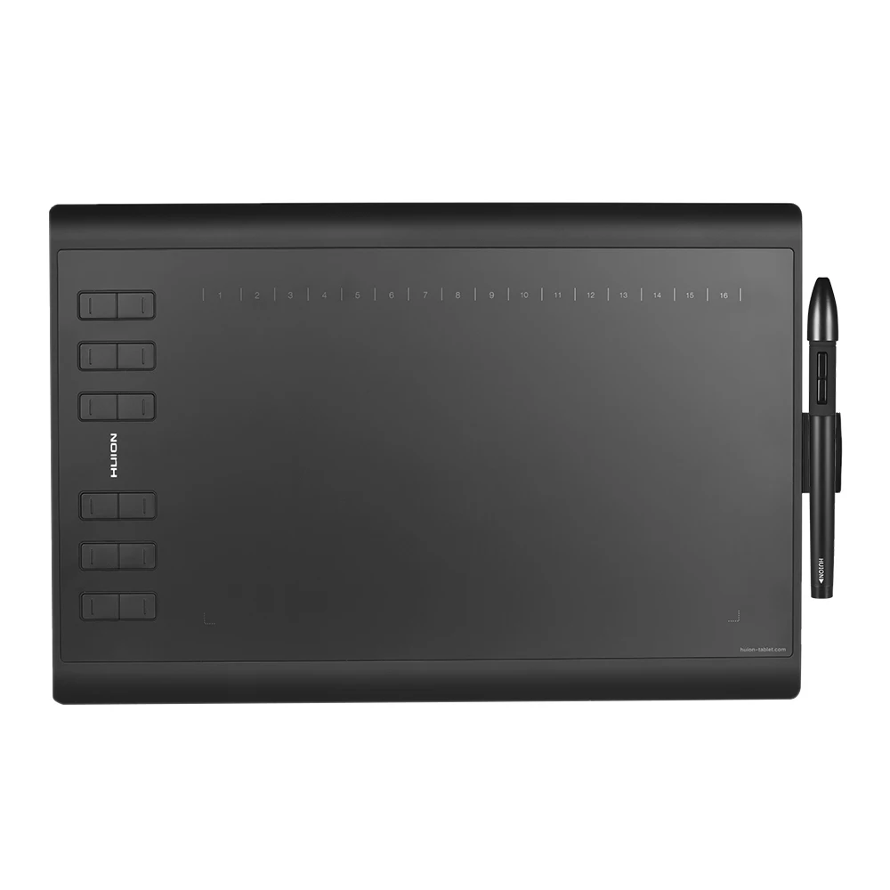 Графический планшет HUION 1060PLUS портативный для рисования 10*6 25 дюймов активная