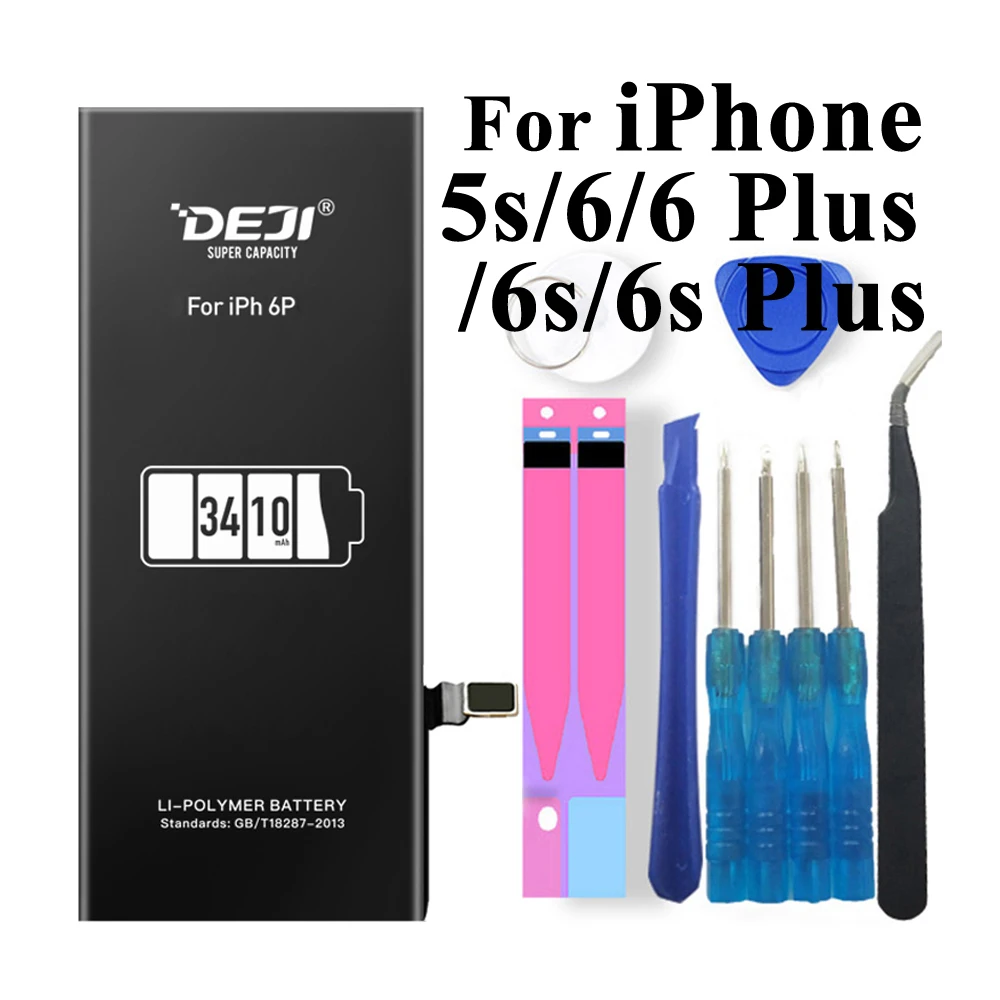 Аккумулятор Deji для iPhone 6 6s Plus P 6sP 1800 3410 мАч сменные литий полимерные аккумуляторы +