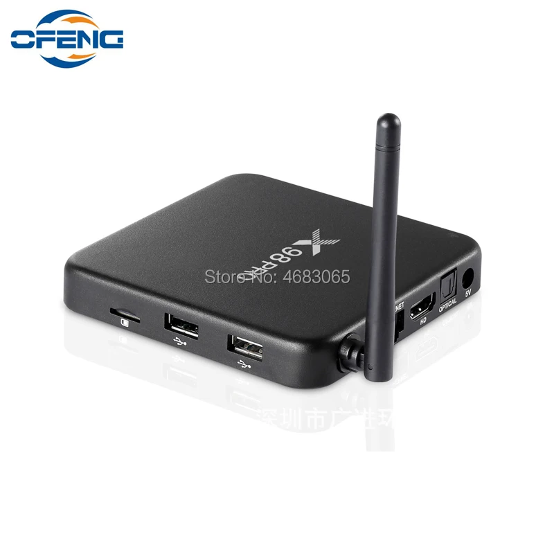 Приставка Смарт ТВ X98 PRO Android 6 0 2 + 16 ГБ Amlogic S912 8 ядер 4/5 ГГц Wi Fi|ТВ-приставки и