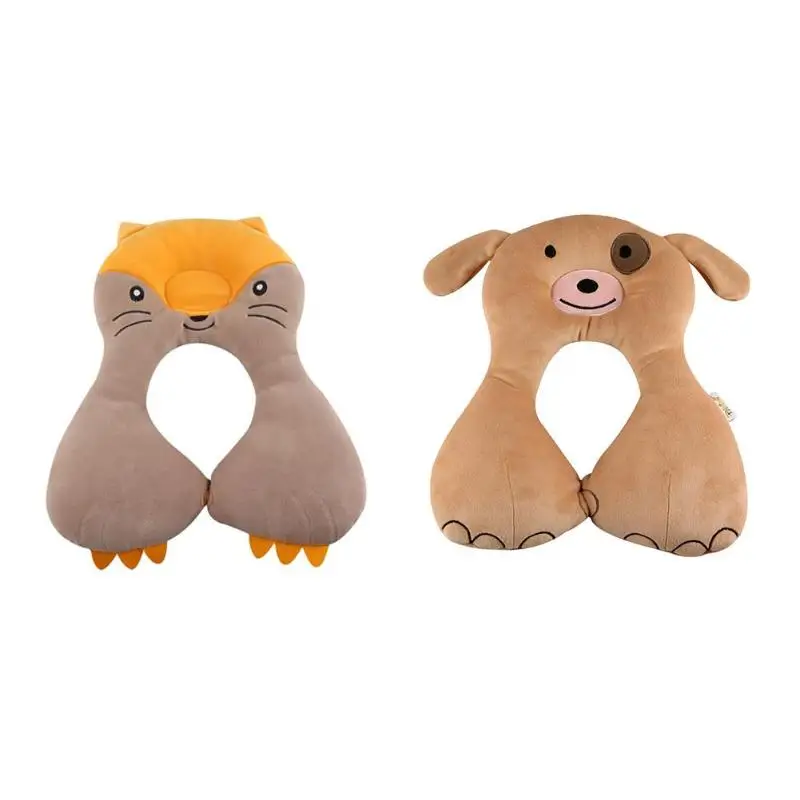 Детская подушка для защиты головы новорожденных милые животные u-образные