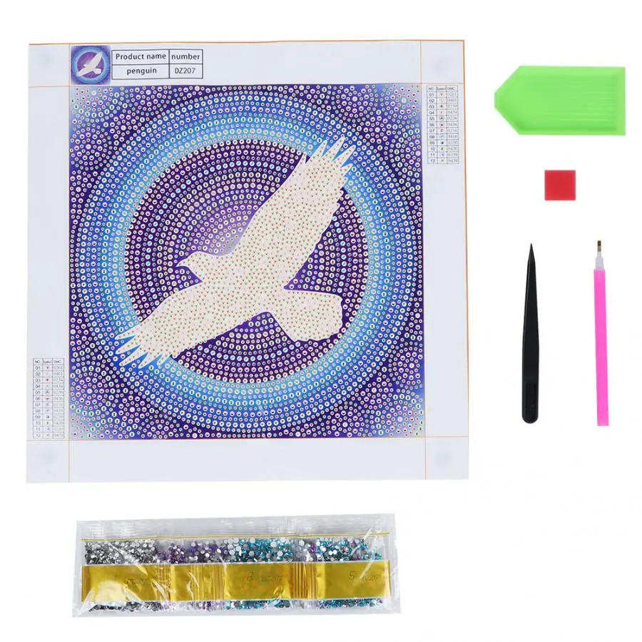 Daimond картина полная дрель белый Орел особой формы Алмазная DIY стежка Декор