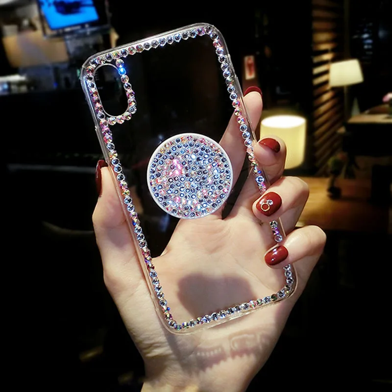 Роскошная водяная дрель Apple X чехол для телефона 8 plus прозрачный Анти-осень iphone7