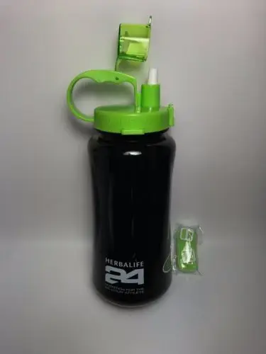 Спортивная бутылка Herbalife для воды 24 галона 64 унции из тритана пластиковая черная