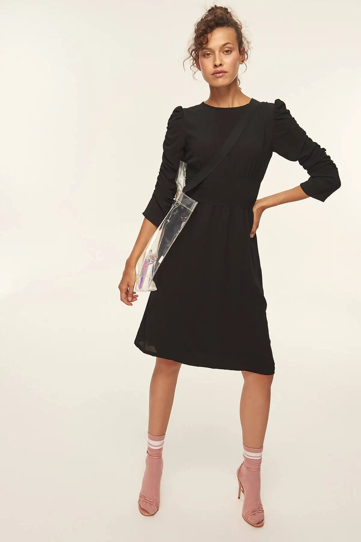 Trendyol Gipel черное платье TCLSS18UR0004|Женские платья| |