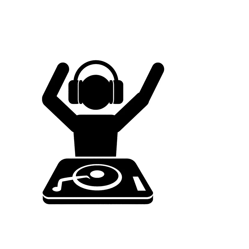 Автомобильный стикер Dj музыка виниловые автомобильные упаковочные аксессуары