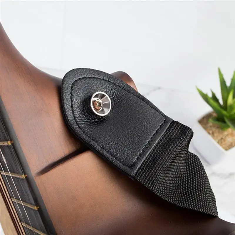 1Pcs Strap Comfortable Durable Prime Universal Adjustable Nylon Leather End for Musical Instrument Guitar | Спорт и развлечения