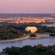 Аэрограф Вашингтон округ Колумбия США постер печать (18x6)|Таблички и знаки| |