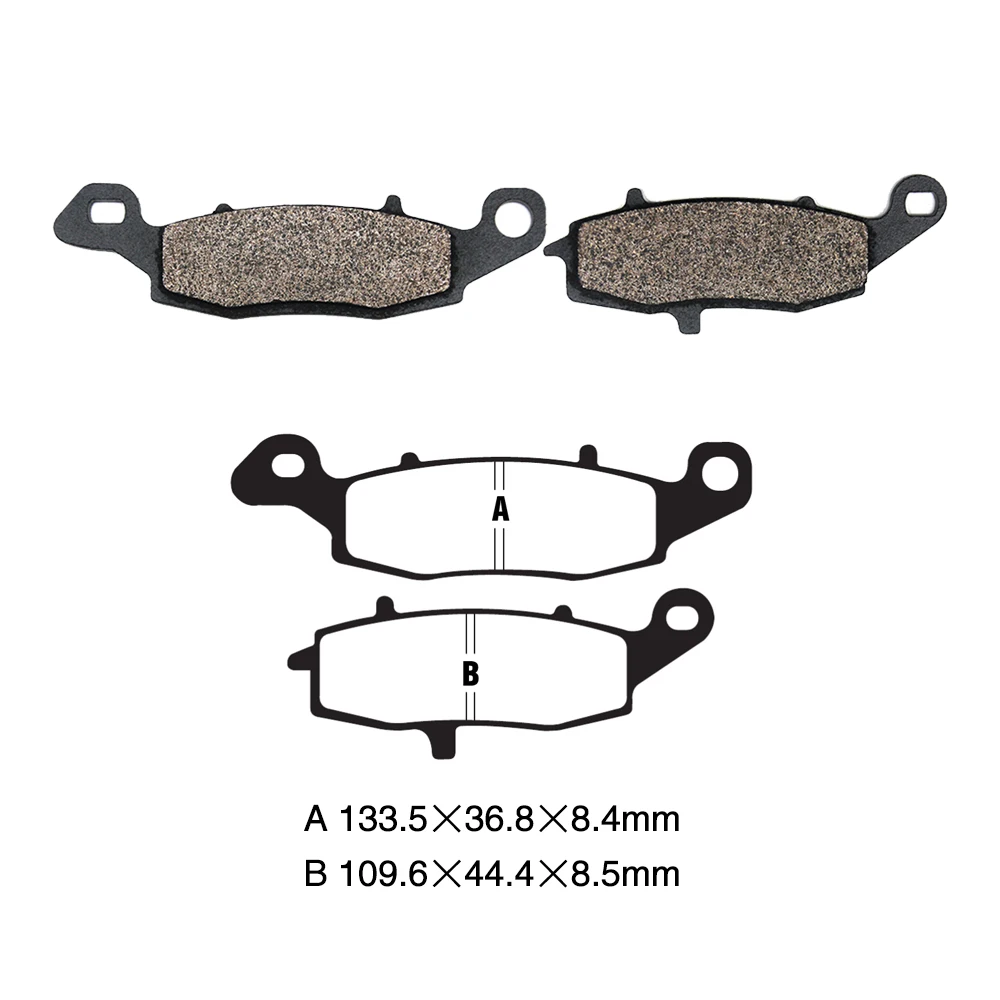 Alconstar мотоциклетные передние и задние тормозные колодки для Suzuki GS500 1996 2008 Quad ATV Pit