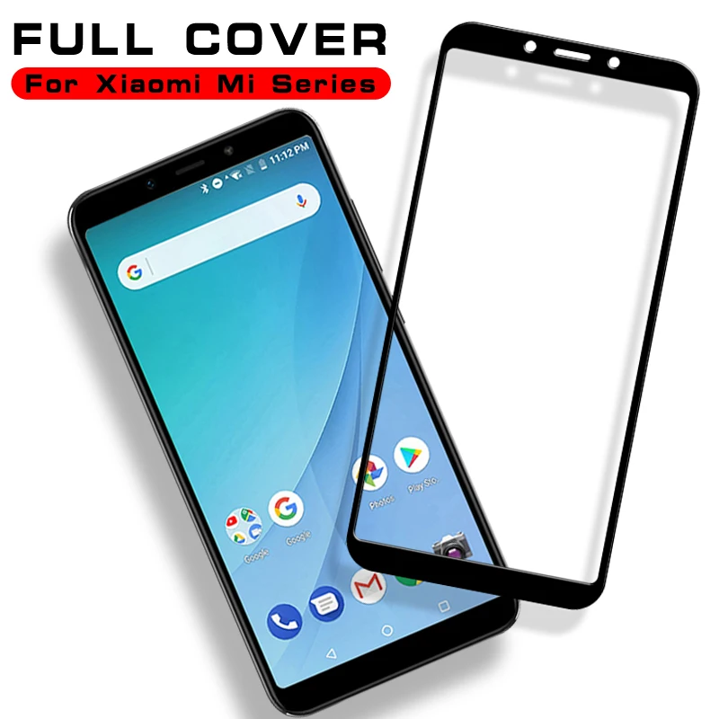Защитное закаленное стекло для Xiaomi Mi A2 8 Lite pocophone Litte f1 A1 Mi8 lite Se Pro mi6 5 6 5S plus Note