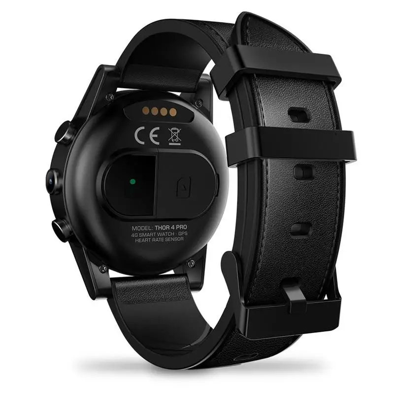 Смарт часы Zeblaze THOR 4 PRO 4G 1 6 дюймовый дисплей GPS/GLONASS четырехъядерный процессор 16 ГБ