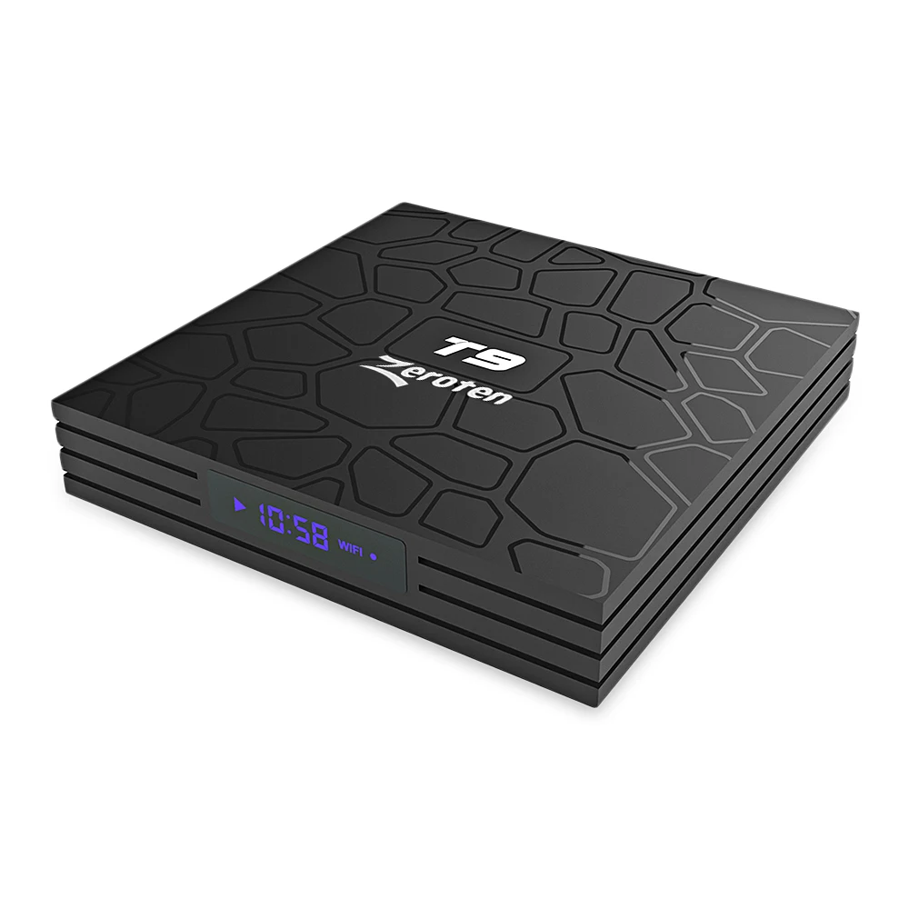 Zeroten T9 Android 8 1 Smart ТВ коробка RK3328 4 K HD GB + 32 GB/4 64 Декодер каналов кабельного