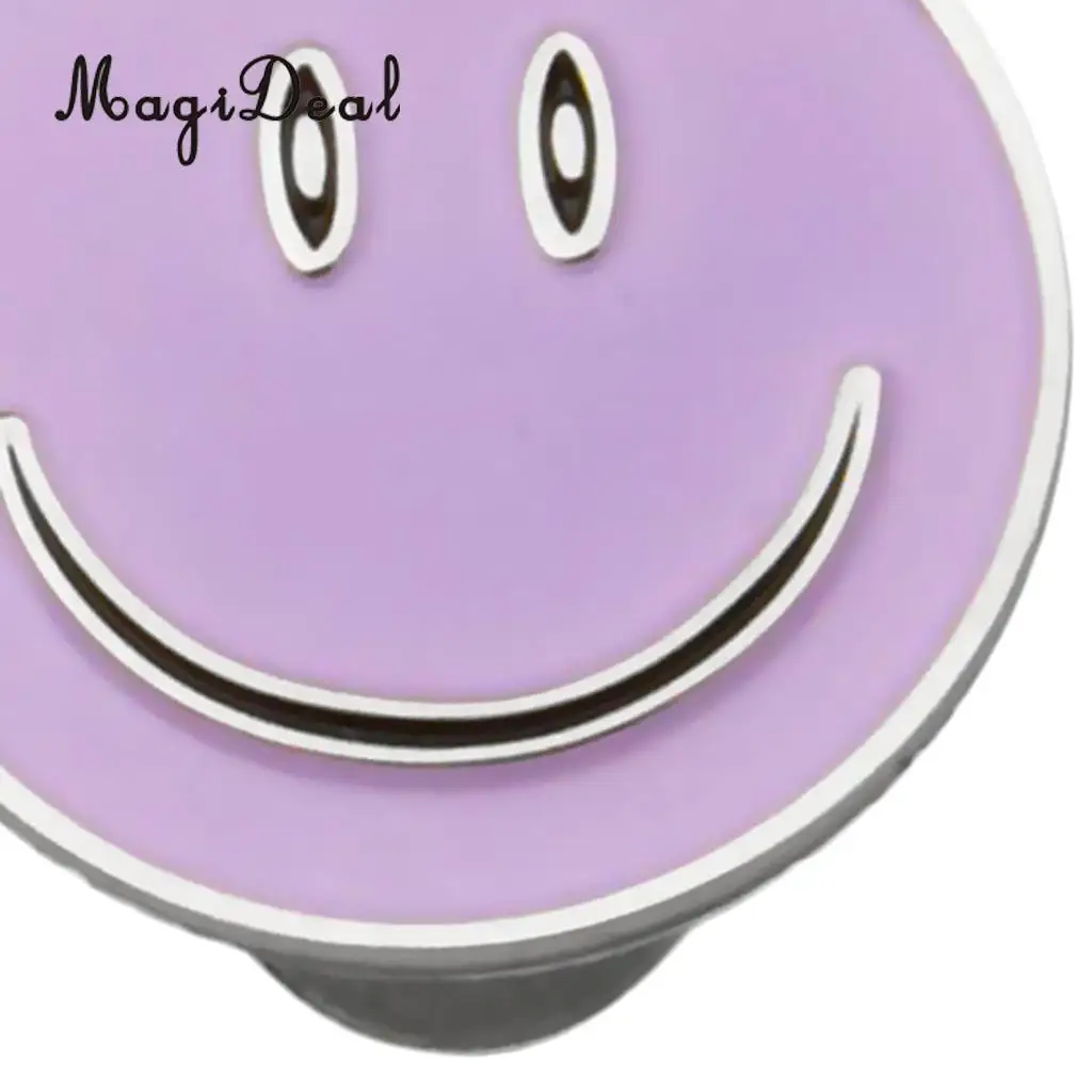 Professional Sturdy Smile Face Magnetic Cap Hat Visor Clip Golf Gift Purple Accessories | Спорт и развлечения