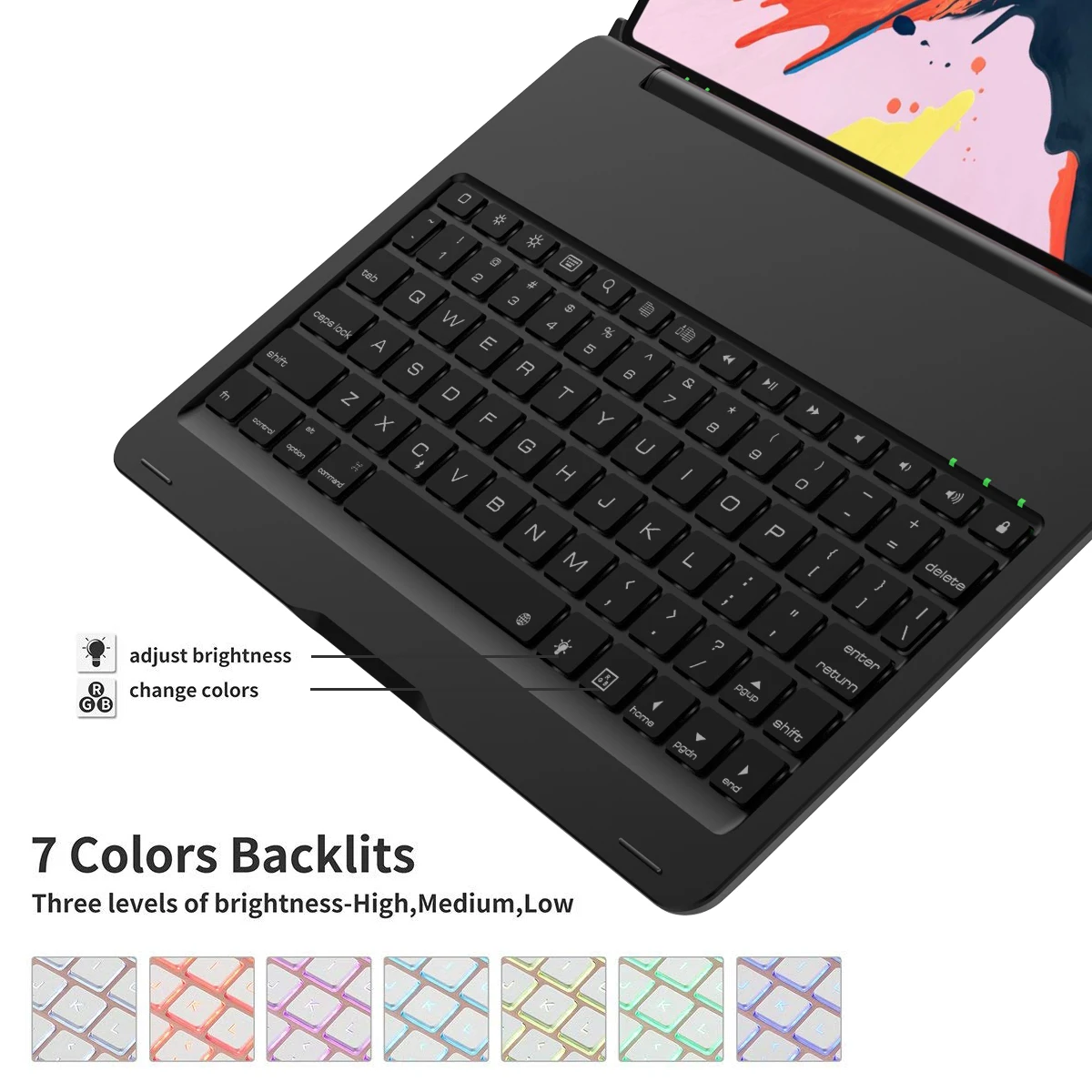 Для iPad pro 11 дюймов 2018 чехол для ноутбука дизайн Алюминиевый сплав подсветка США