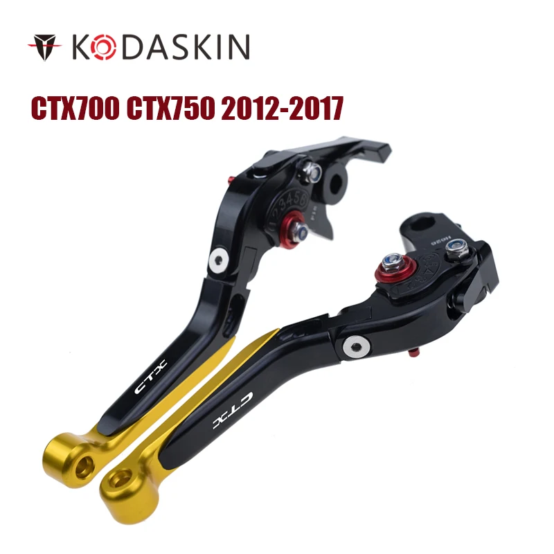 KODASKIN Folding Extendable Brake Clutch Levers for Honda CTX700 CTX750 2012-2017 | Автомобили и мотоциклы