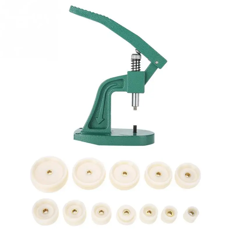 

Watch Press Tool 12 Dies Watch Crystal Front Back Case Cover Screw Press Presser Closer Remover Watch Repair Battery Changing