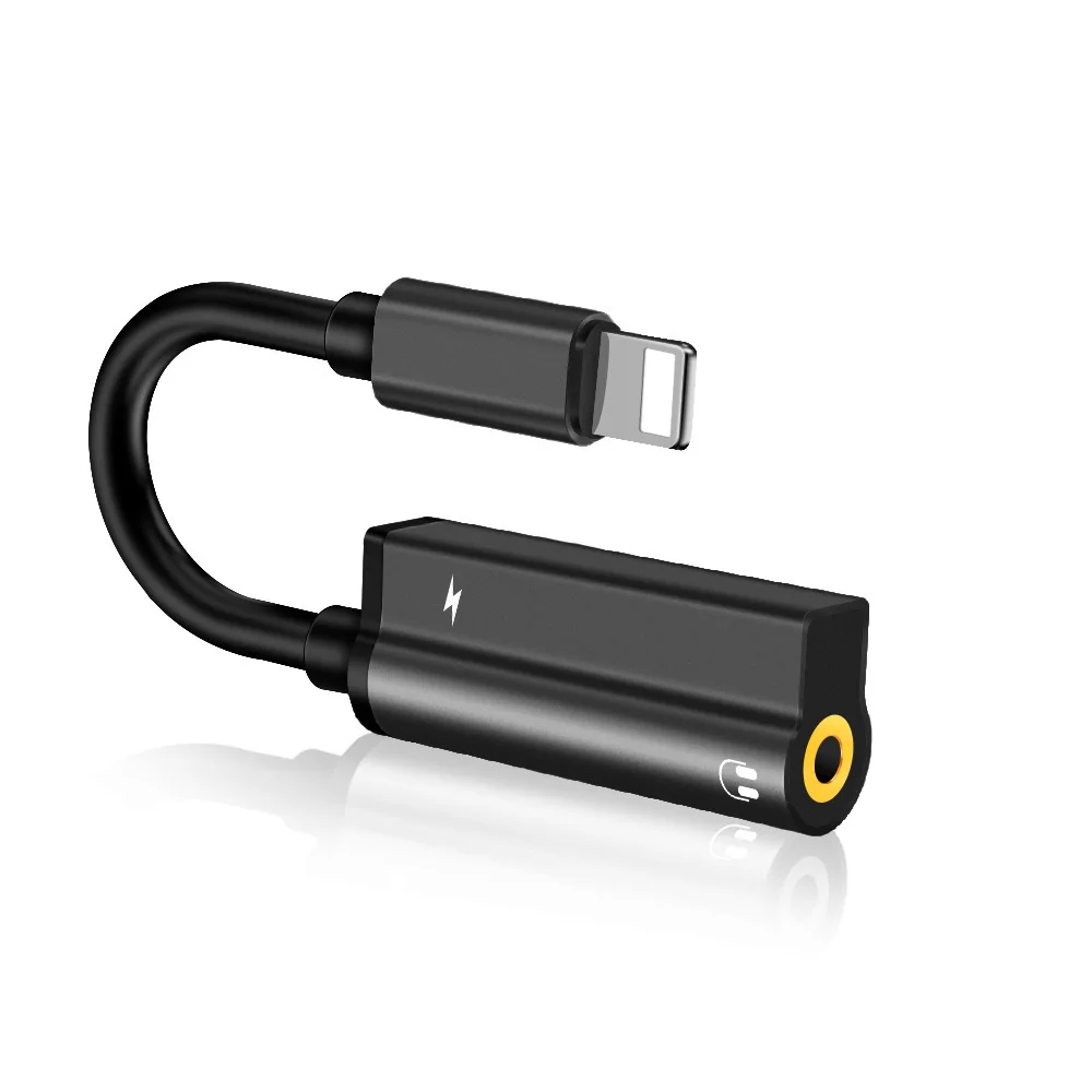 2 в 1 адаптер для iPhone 7 8 Plus XS Splitter наушники аудио разъем type-C конвертер samsung Galaxy
