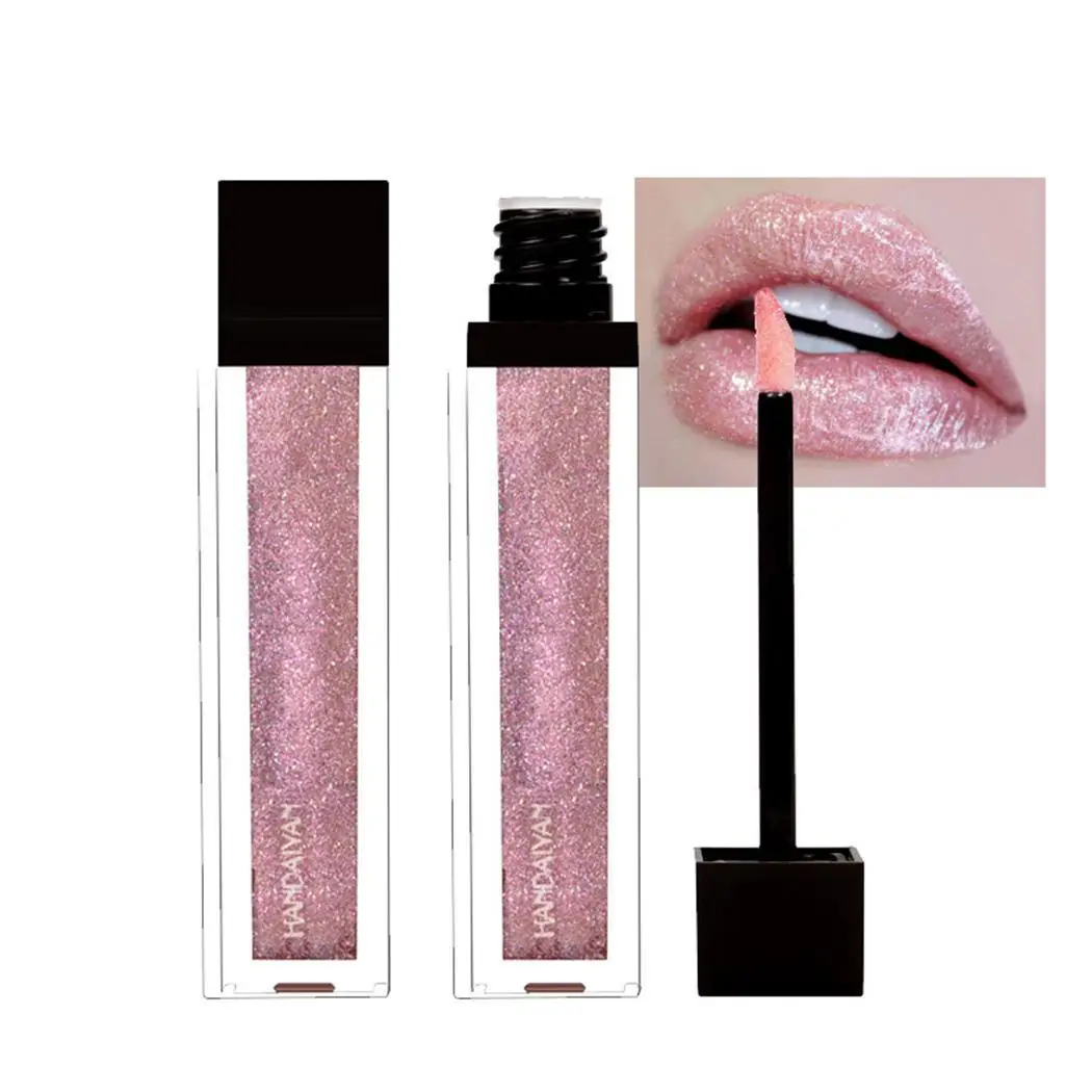 Gloss use Matte Lip Professional Cosmetic Shimmer home Long-lasting Makeup Liquid 12 Colors Lipstick | Красота и здоровье