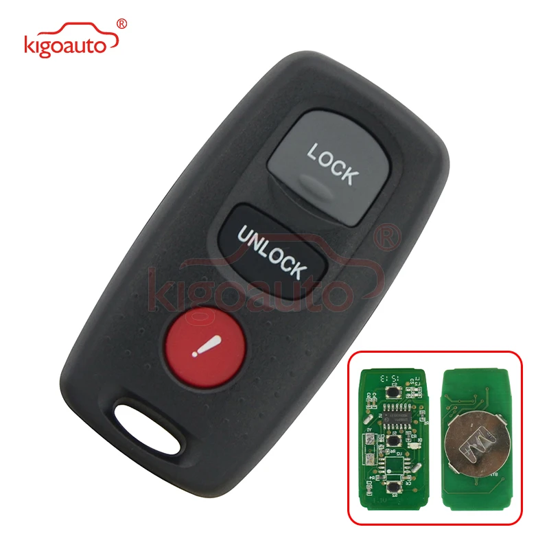 Kigoauto запасной дистанционный ключ брелок от машины для Mazda 3 6 2003 2008 который