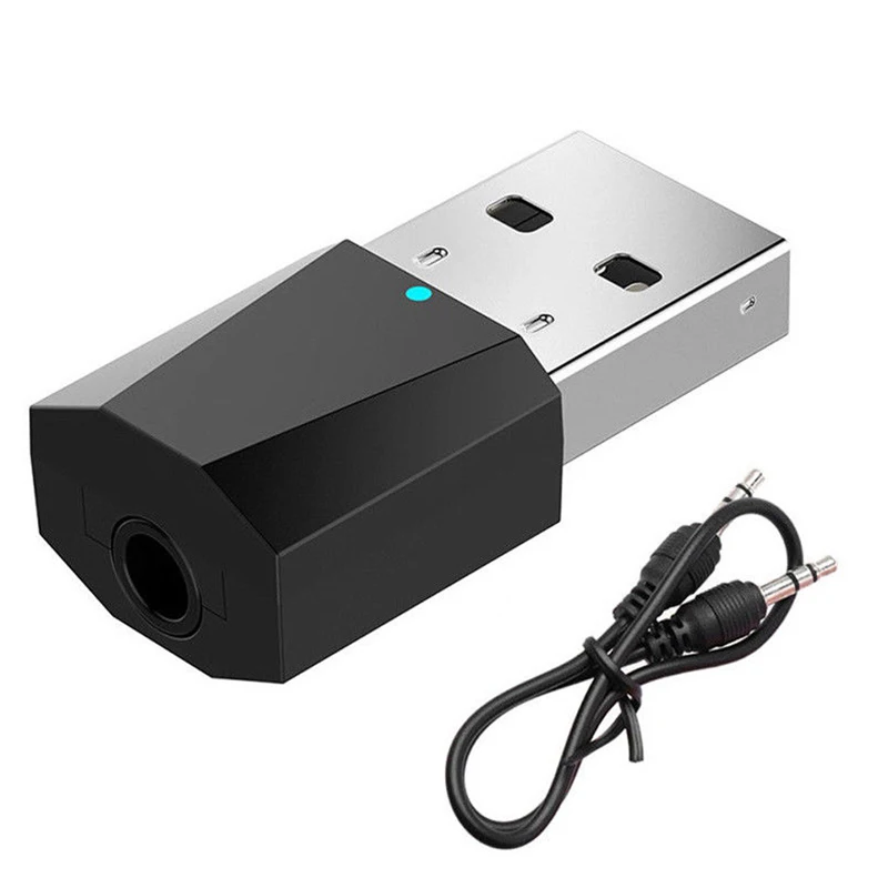 USB Bluetooth 4 2 стерео аудио передатчик 3 5 мм аудиокабель для ТВ ПК динамика наушников