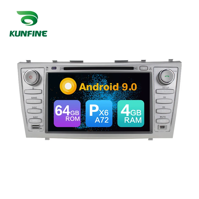 

Android 9.0 Core PX6 A72 Ram 4G Rom 64G Car DVD GPS Multimedia Player Car Stereo For TOYOTA CAMRY 2007-2010 radio headunit