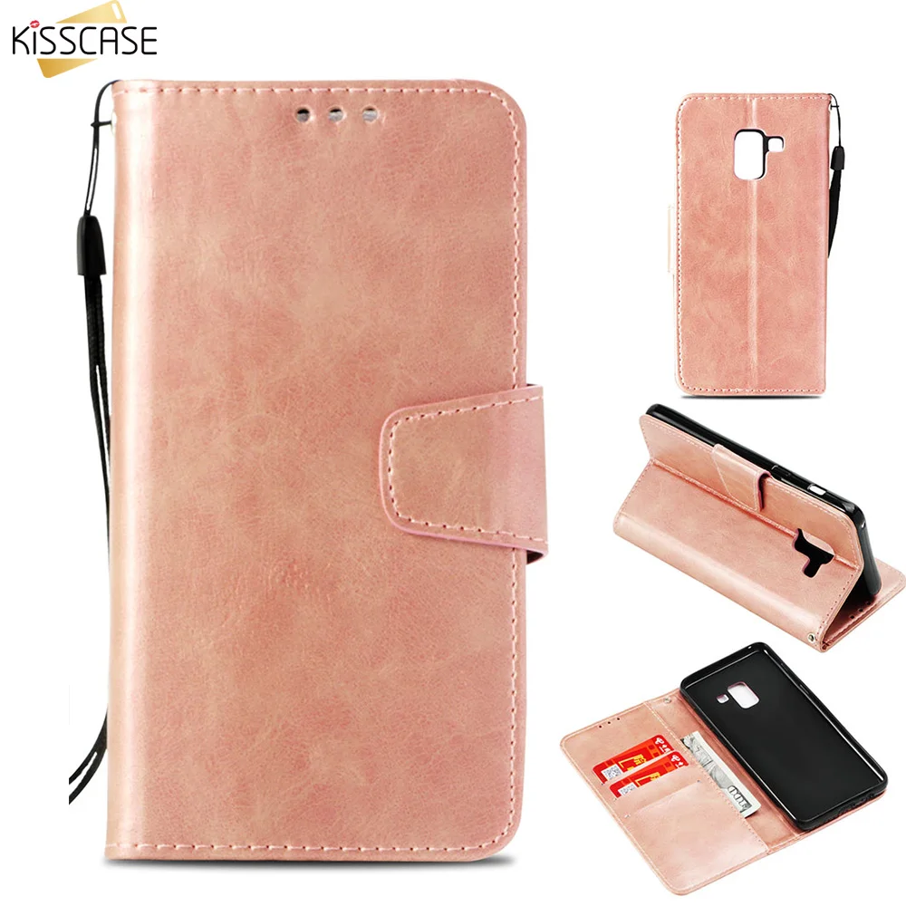 Чехол-Кошелек KISSCASE для Samsung Galaxy S10E S10 S9 S8 Plus кожаный флип-чехол с держателем Note 9 8 5 A3