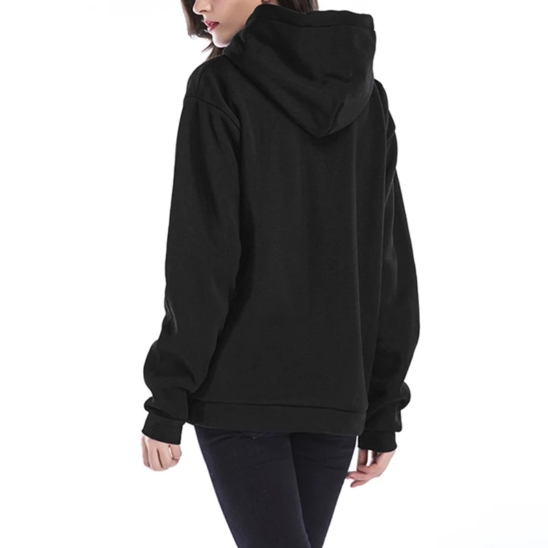 DSQUAENHD Winter Warm Womens Hoodies Pullover Patchwork O-Neck Casual Loose Sweatshirts Woman Streetwear Women's Clothing | Женская