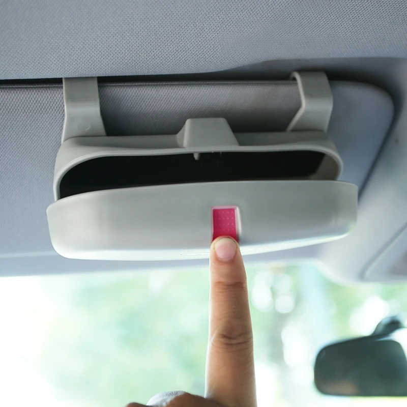 

Жеребенок сжигание держатель для солнцезащитных очков карманы для хранения очки Чехол Коробка-органайзер для Ford Focus Fiesta Ecosport Everest Mondeo Kuga