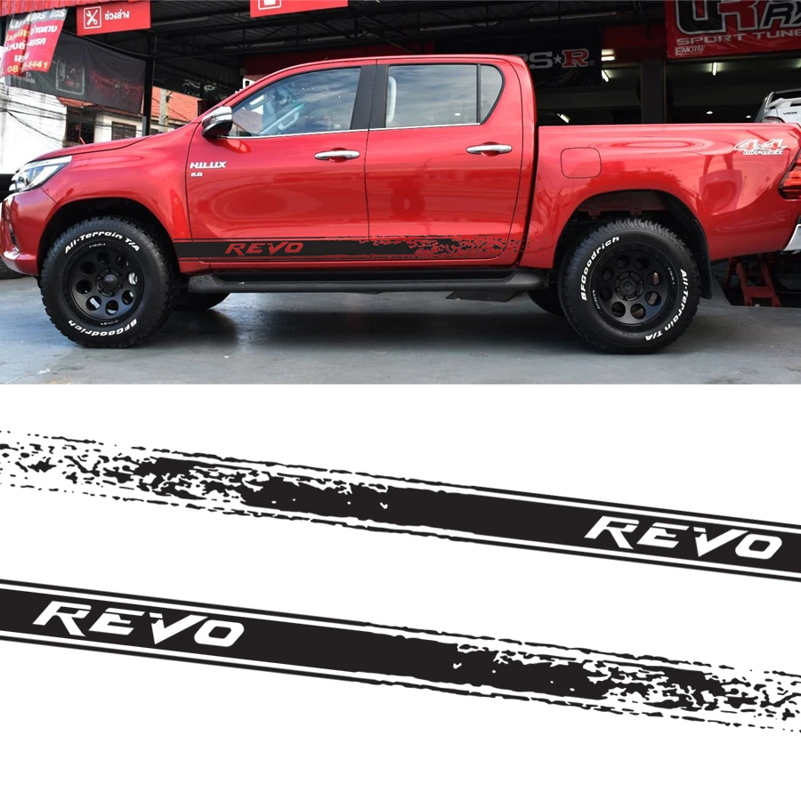 Hilux revo гонки брызги грязь Приключения по бездорожью Графический виниловый стикер