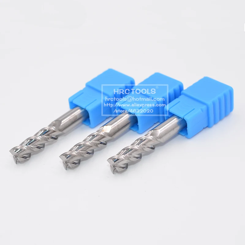 A2 d1.5x5Hx4Dx50L 1 шт. карбид вольфрама HRC 45 3 флейты Endmill режущие инструменты резец