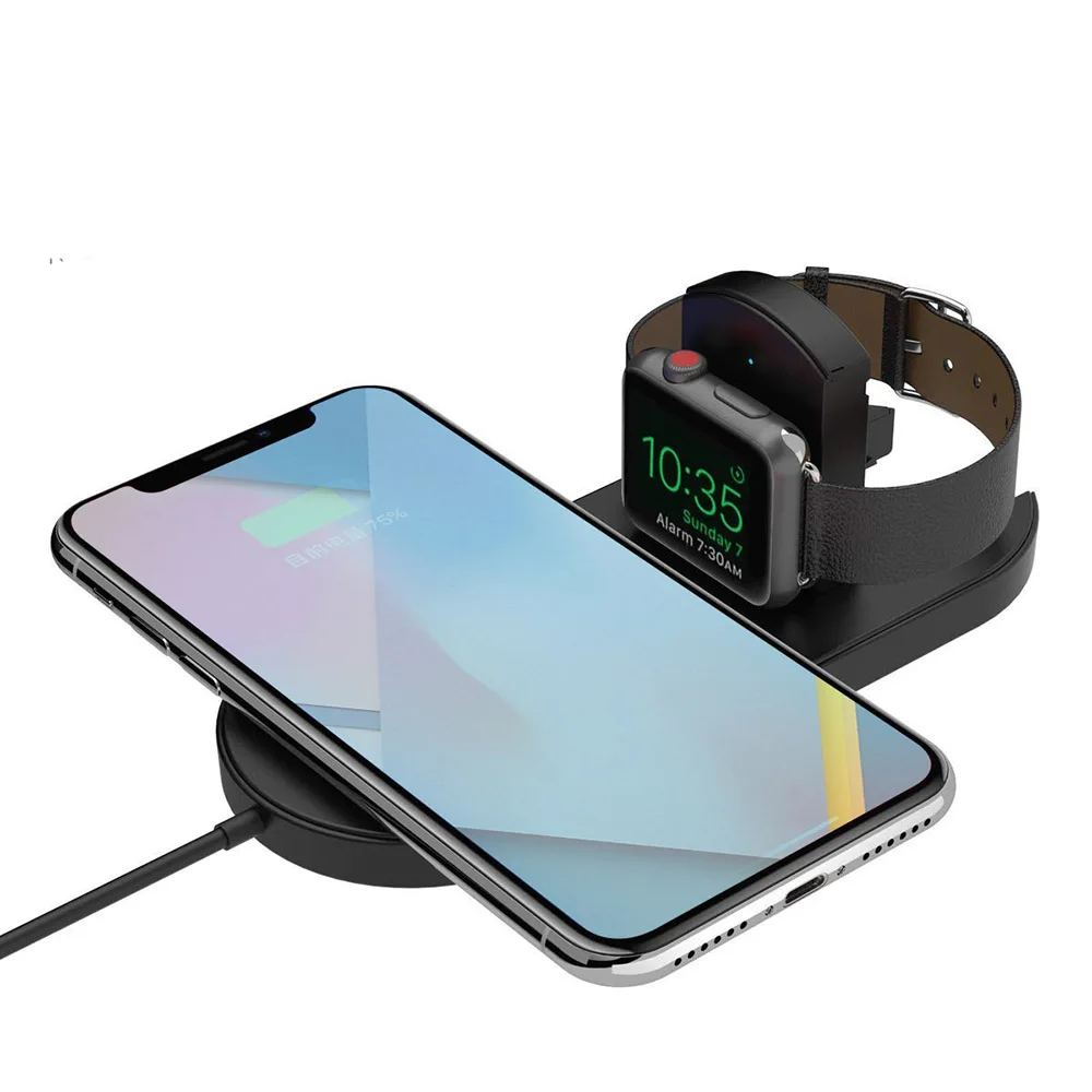 Outmix Qi Беспроводной Зарядное устройство для iPhone XS Max XR X 8 samsung S9 S8 S7 10 Вт быстрой