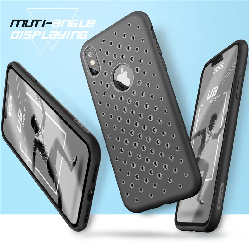 Чехол для iphone Xs Max 6 5 дюйма SUPCASE UB Спортивная Жидкая силиконовая резина Премиум